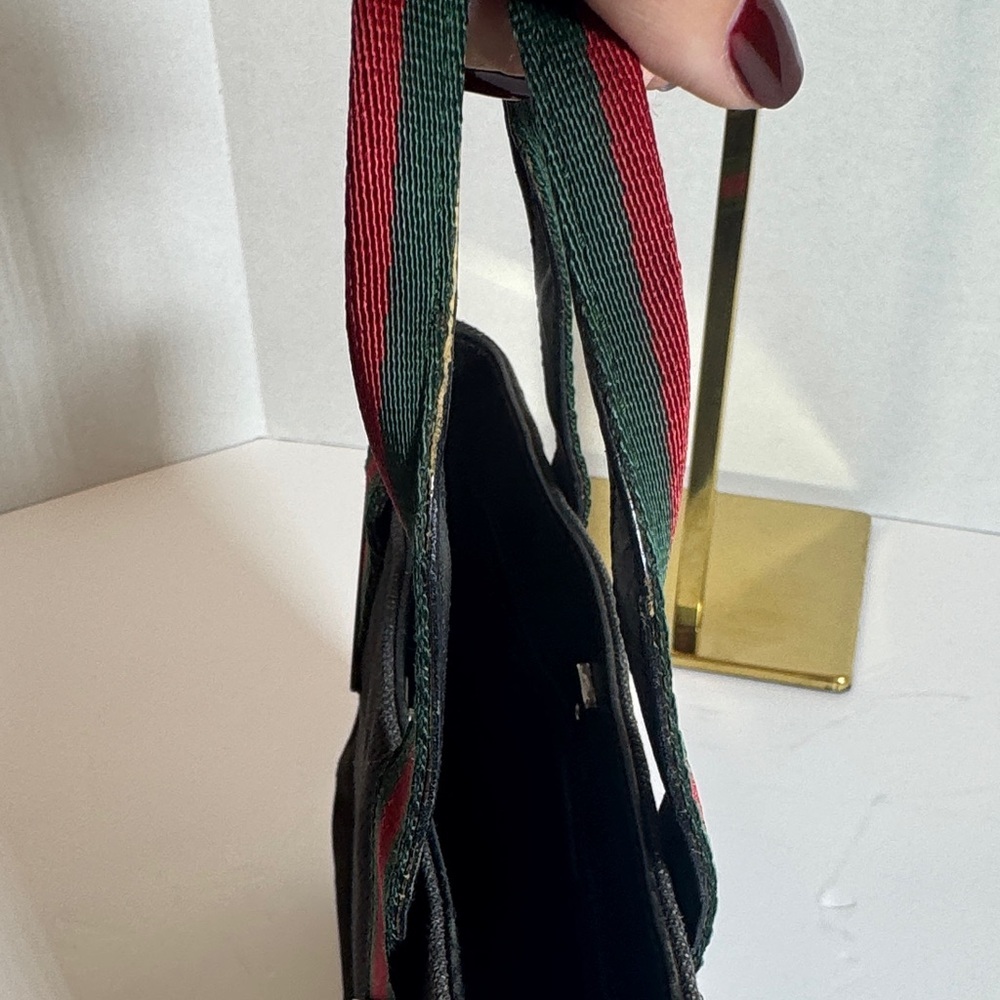 Black Denim Gucci Tote Bag - Picture 13 of 16